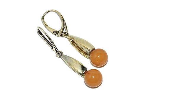 Natural Butterscotch Amber Drop Earrings Natural Butterscotch Amber Drop Earrings
