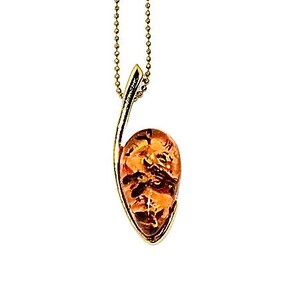Natural amber pendant,Delicate amber pendant,Genuine amber pendant,Gift for her,Genuine Baltic amber,Exquisite amber pendant.