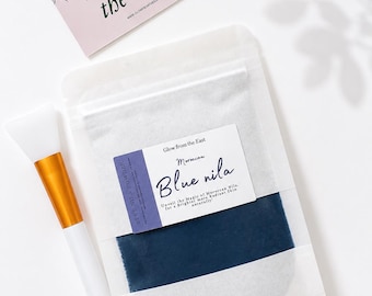 100% authentic Moroccan Blue nila facemask powder, blue nila powder