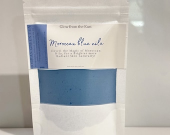 100% authentic Moroccan Blue nila facemask powder