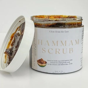 Hammam bridal scrub - The best of Africa&#39;s cleaning rituals - Tabrima , Dilka, Argon oil, Qasil.