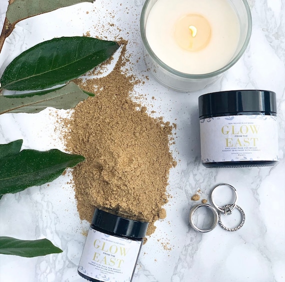 qasil face powder / tumeric / sandlewood / french clay / organic qasil facemask / qasil with a difference / acne skin / Tumeric soap