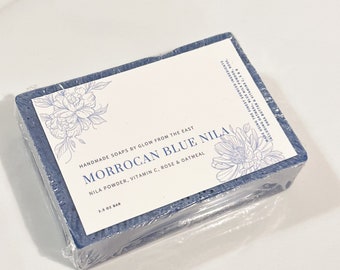 Moroccan Blue Nila brightening soap