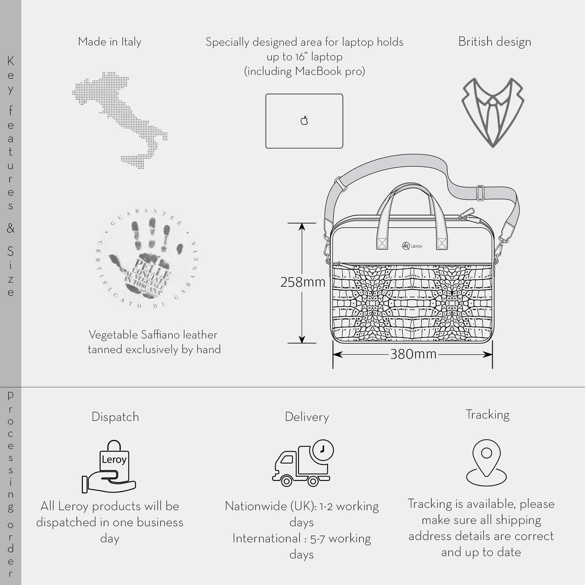 Leather Laptop Bags for Men Premium Brown or Black Leather Etsy