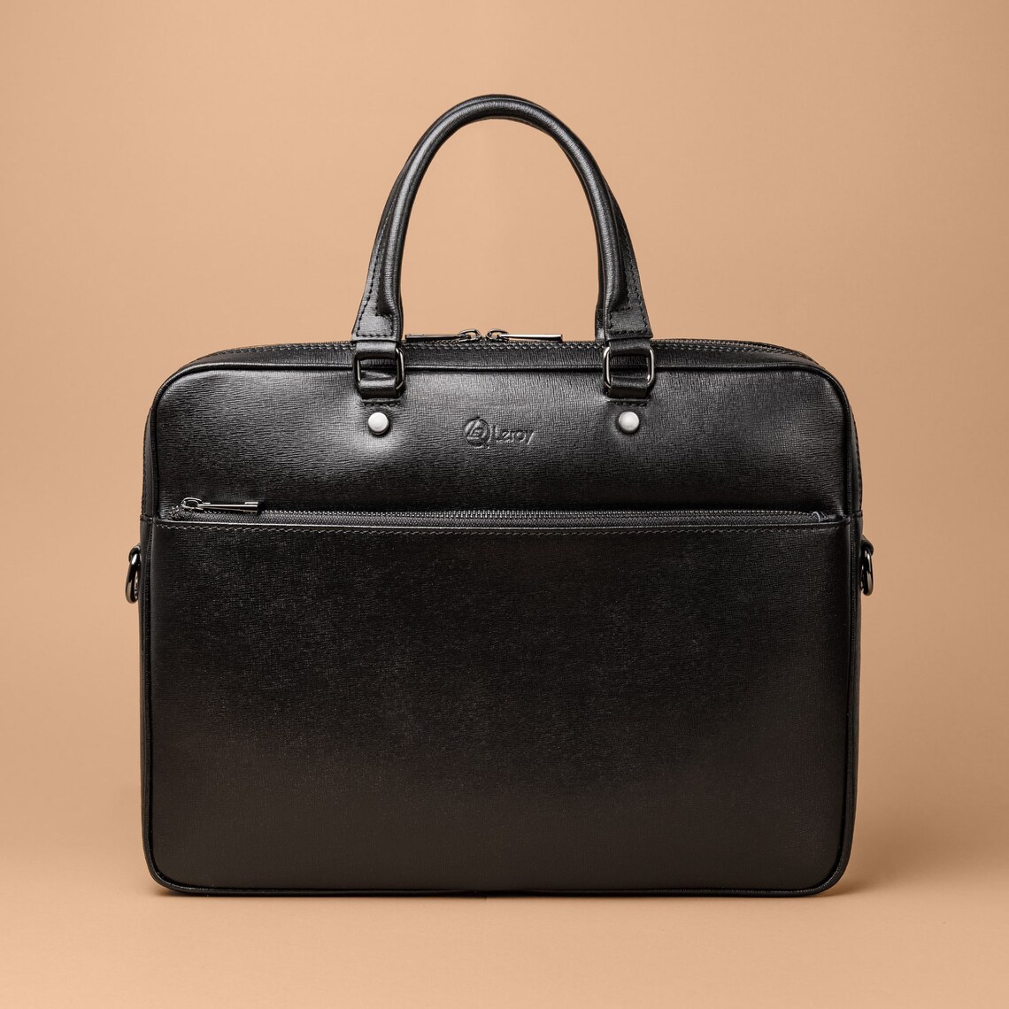 Genuine Brown Leather Satchel Laptop Bags for Men Leather Etsy