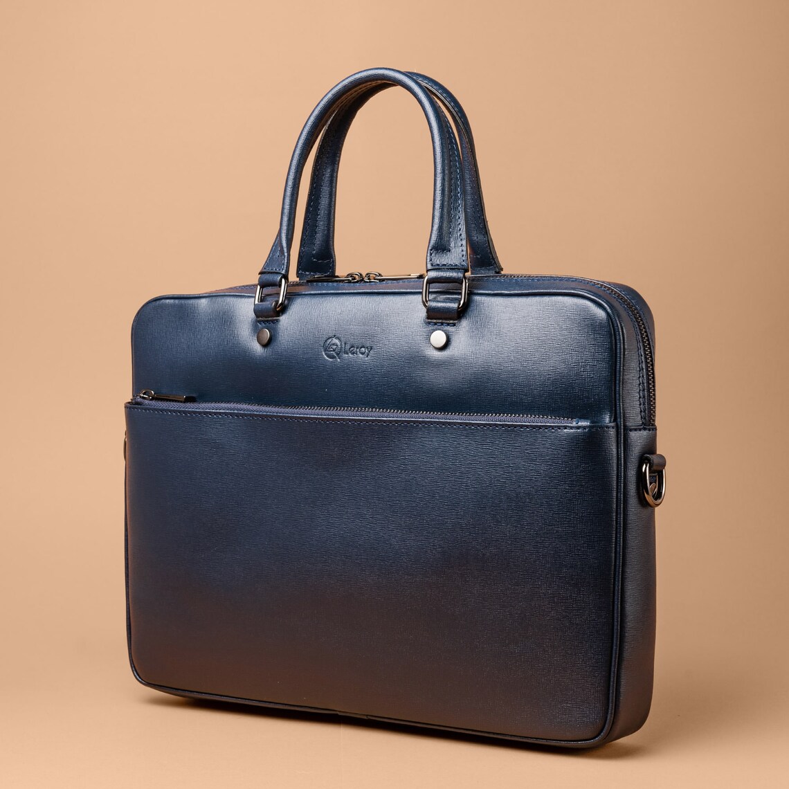 Genuine Brown Leather Satchel Laptop Bags for Men Leather Etsy