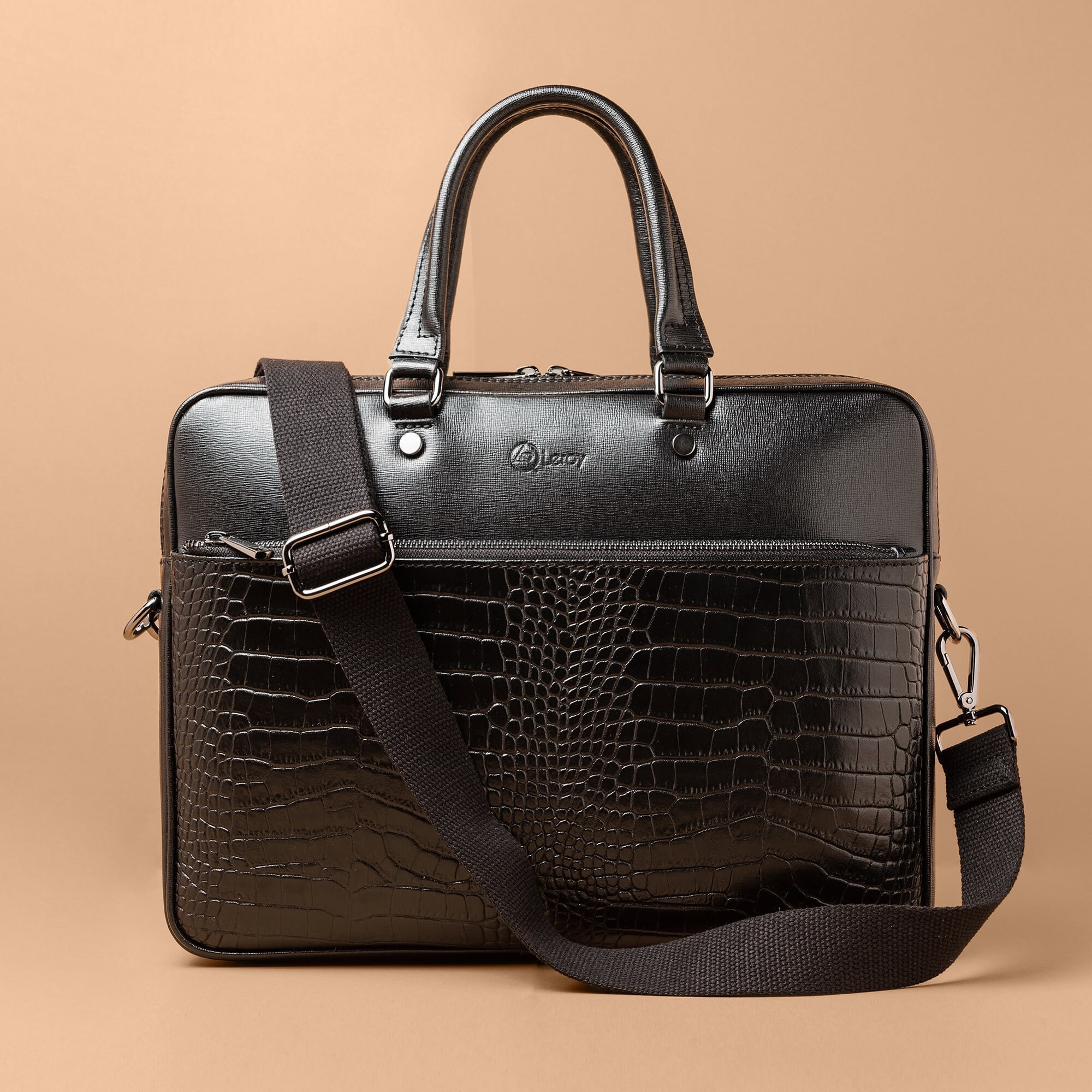 Black Leather Document Bag Leather Luggage Black Leather Etsy