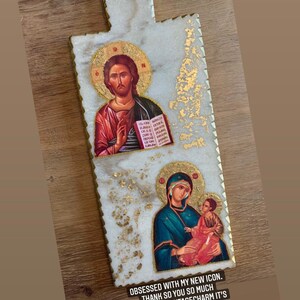 Double Icon * Greek Orthodox Icon * Orthodox Icon * Virgin and Child * Panayia * Theotokos *