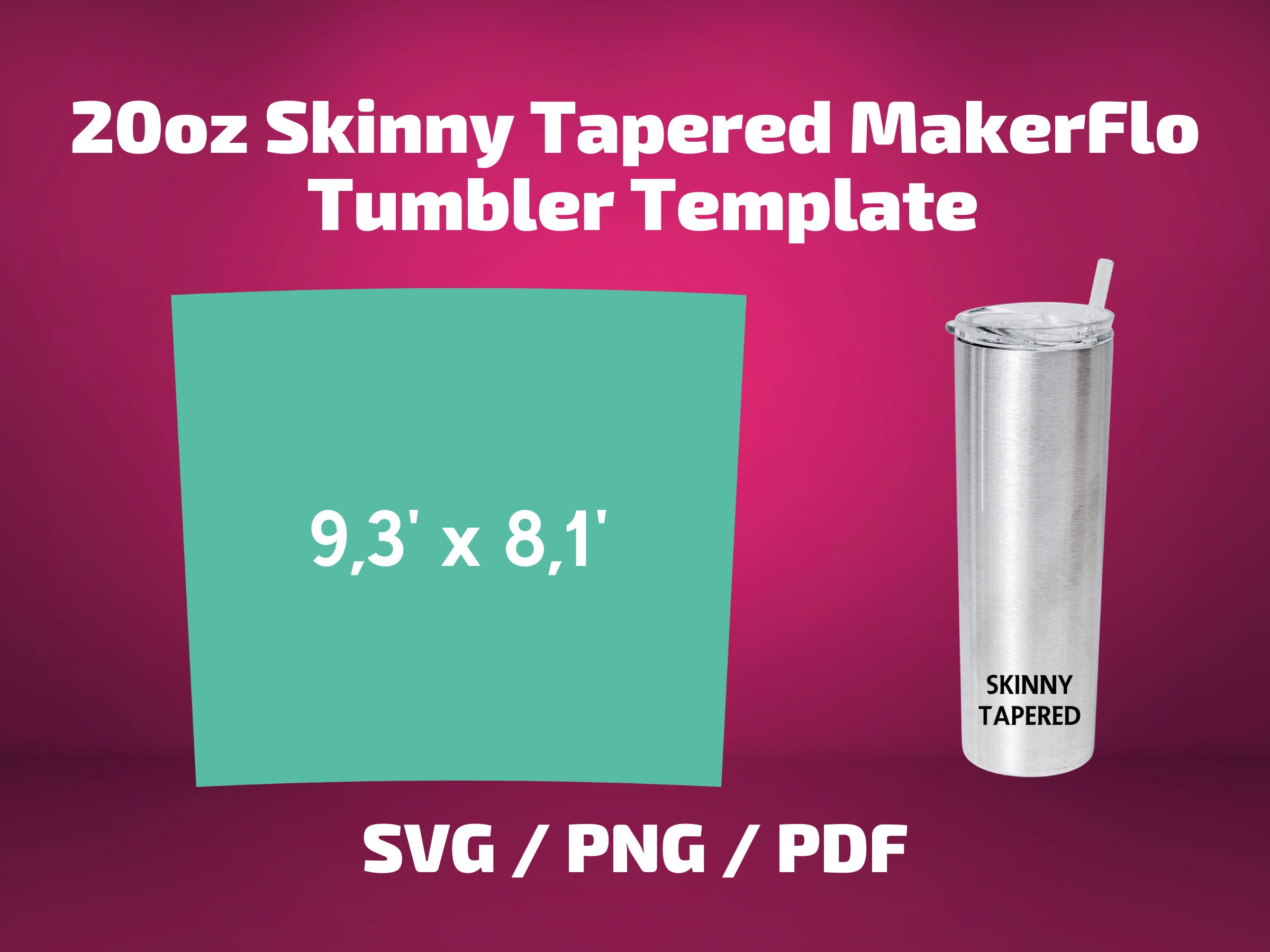 How To Make A Tapered Tumbler Template