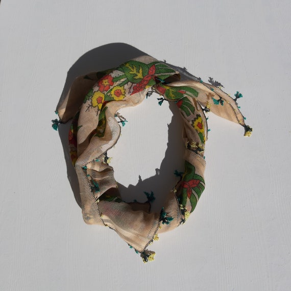 Organic Cotton Floral Scarf: Sustainable, Soft & … - image 10