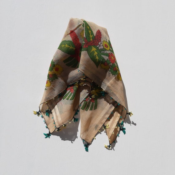 Organic Cotton Floral Scarf: Sustainable, Soft & … - image 5