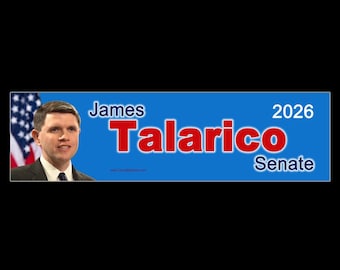 James Talarico Senate 2026 BUMPER STICKER or MAGNET