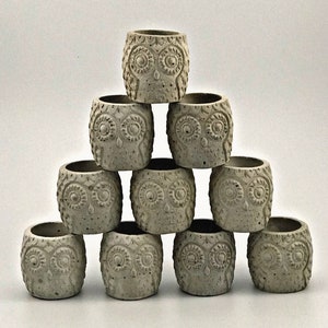 12 pcs Bulk Wholesale Candle Jars Empty for Candles Making White Grey Marble Pots Containers Vessels Holders Jar owl animal Luxdecor6