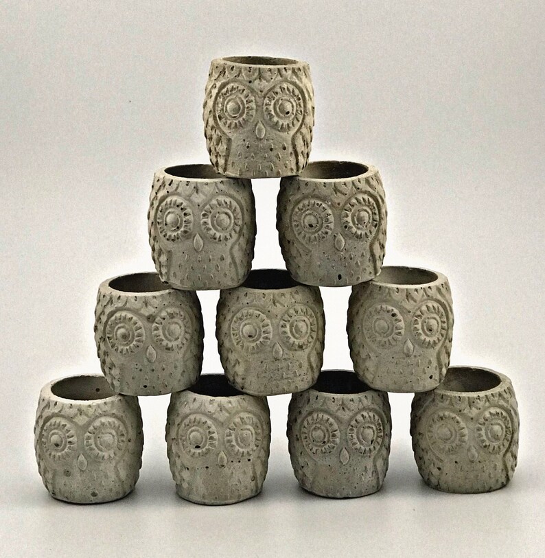 12 pcs Bulk Wholesale Candle Jars Empty for Candles Making White Grey Marble Pots Containers Vessels Holders Jar owl animal Luxdecor6