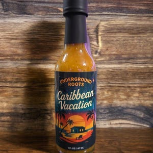 Caribbean Vacation Jerk Island Style Hot Sauce