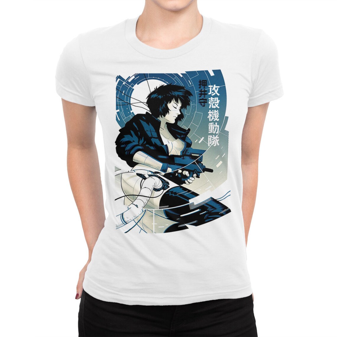 motoko kusanagi t shirt