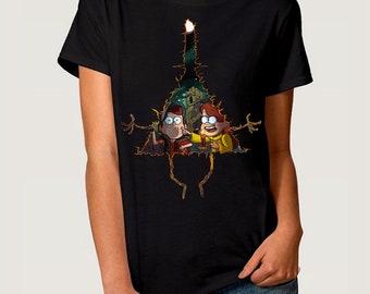 Gravity Falls Dipper and Mabel T-Shirt, Men's Women's All Sizes