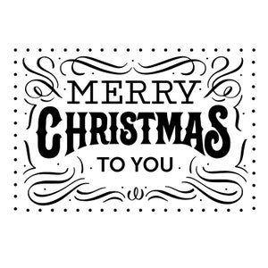 Merry Christmas SVG, Jingle & Mingle SVG, Holiday SVG, Merry Christmas Cut Files, Silhouette Cut Files, Christmas Hand Lettering