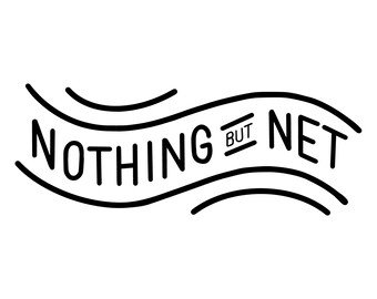 Nothing But Net Basketball Design SVG: Motivational Clip Art (Digital Download)