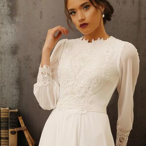 Modest Wedding Dress - Etsy