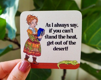 Ms. Frizzle Desert If You Can't Stand The Heat Vinyl Sticker, Ms. Frizzle Magic School Bus, Classroom Gift Basket, Teacher Appreciation Gift