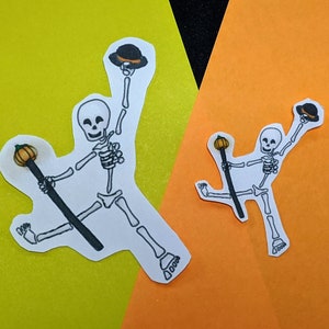 Dancing Skeleton Sticker