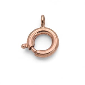 9 Karat Roségold-Bolzenverschluss, 8 mm