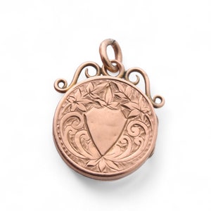 Antique 9ct Gold Chased Locket