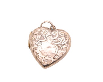 Antique 9ct Gold Heart Locket