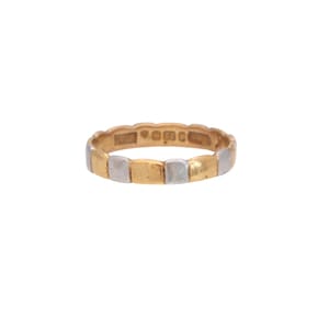 Vintage 22 Karat Gold & Platin Ring