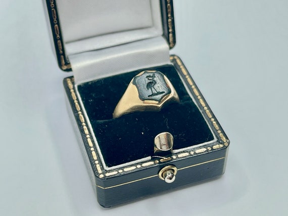 Victorian 18ct Gold Bloodstone Signet Ring
