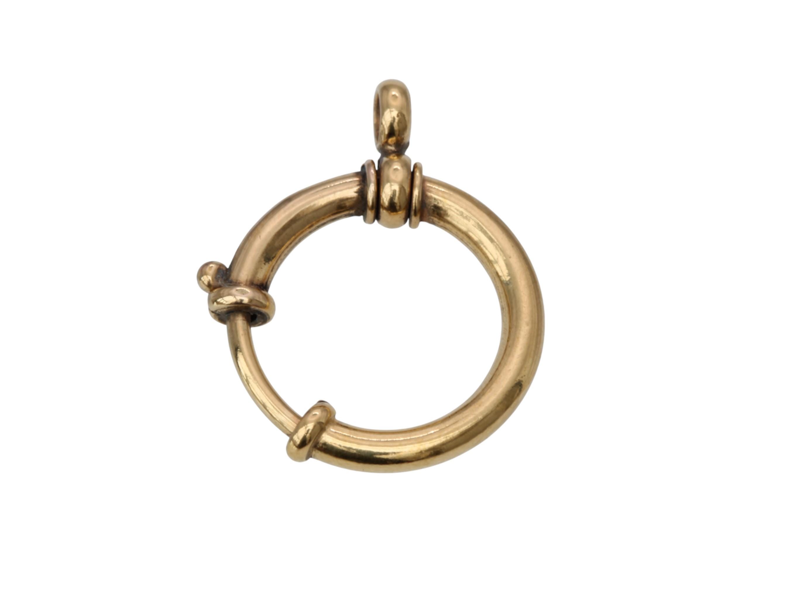 14k Solid Yellow Gold Swivel Lobster Clasp | 19.5mm Extra Large | High Polished Jewelry Making Finding 5 thumbnail image