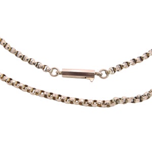 Antique 9ct Gold Belcher Link Necklace
