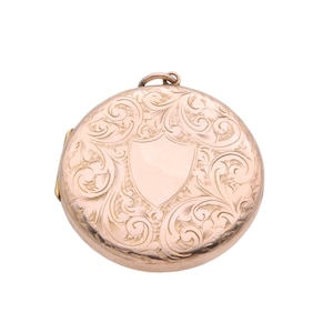 Antique 9ct Gold Chased Locket