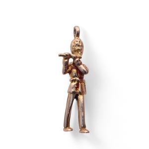 Vintage 9 Karat Gold Queen&#39;s Guard Anhänger, 1970