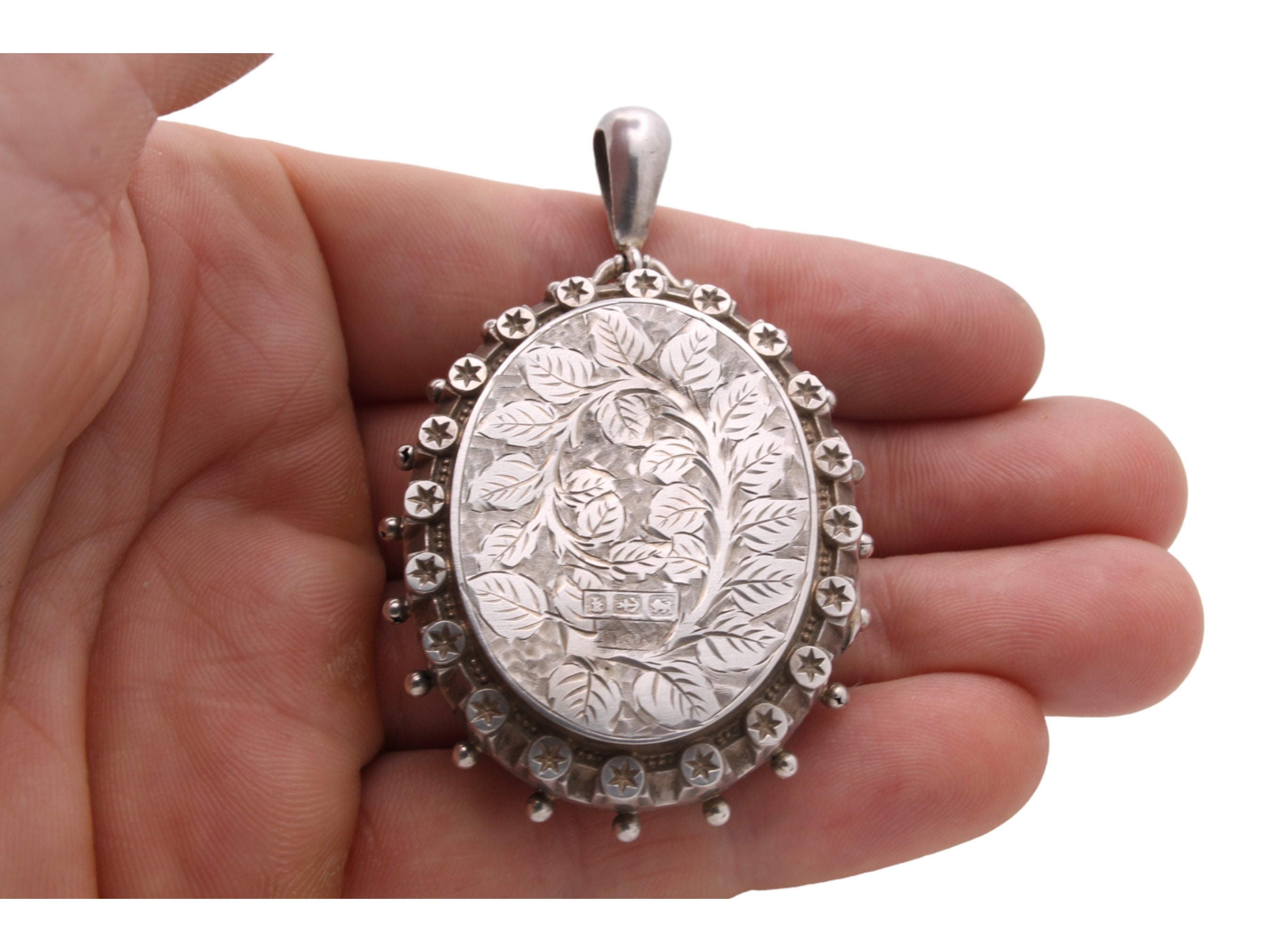 英国Victorian starling silver刻印マッチケ-ス Antique Victorian