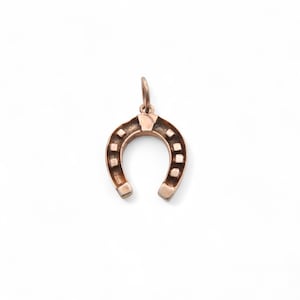 Vintage 9ct Gold Lucky Horseshoe Pendant