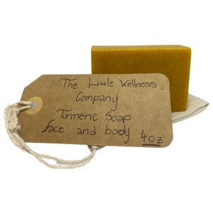 The Little Wellness Co. | Turmeric Face and Body Bar Soap
