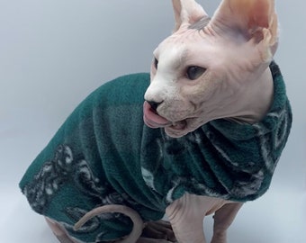 Slytherin House - Cat Pullover aus Lizensiertem Harry Potter Stoff