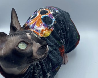 Darker Candy Skulls - Katze Pullover