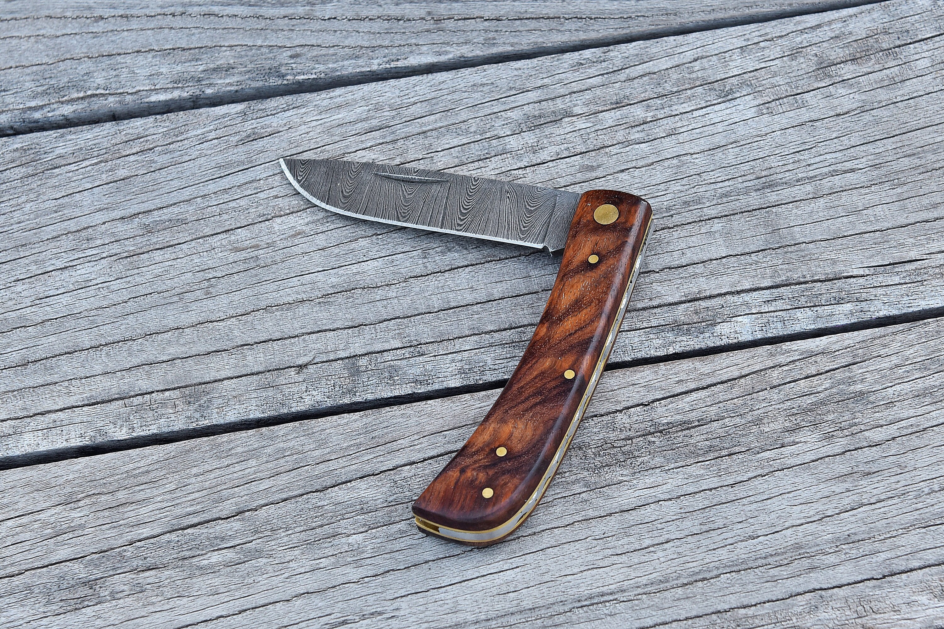 Damascus Steel Pocket Knife Folding Knife Gifts For Men & Etsy