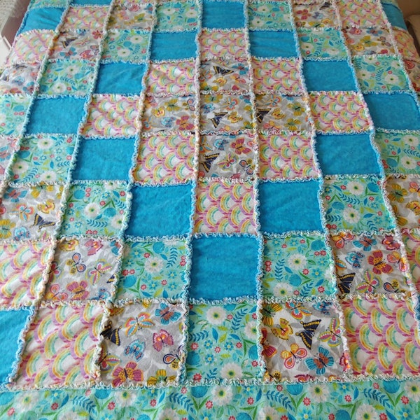 Flannel Rag Quilt Etsy
