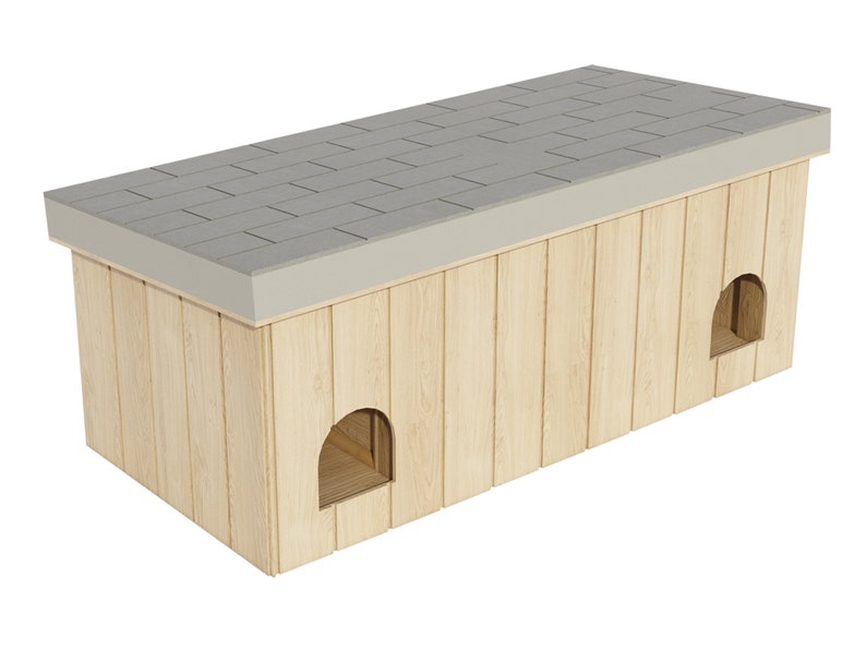 Multiple Medium sized Dog House Plans DIY Pet Puppy Outdoor Etsy