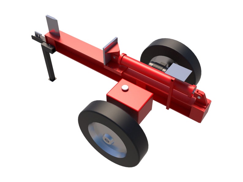 Log Splitter Plans DIY Firewood Wood Cutter Building 20 Ton Etsy