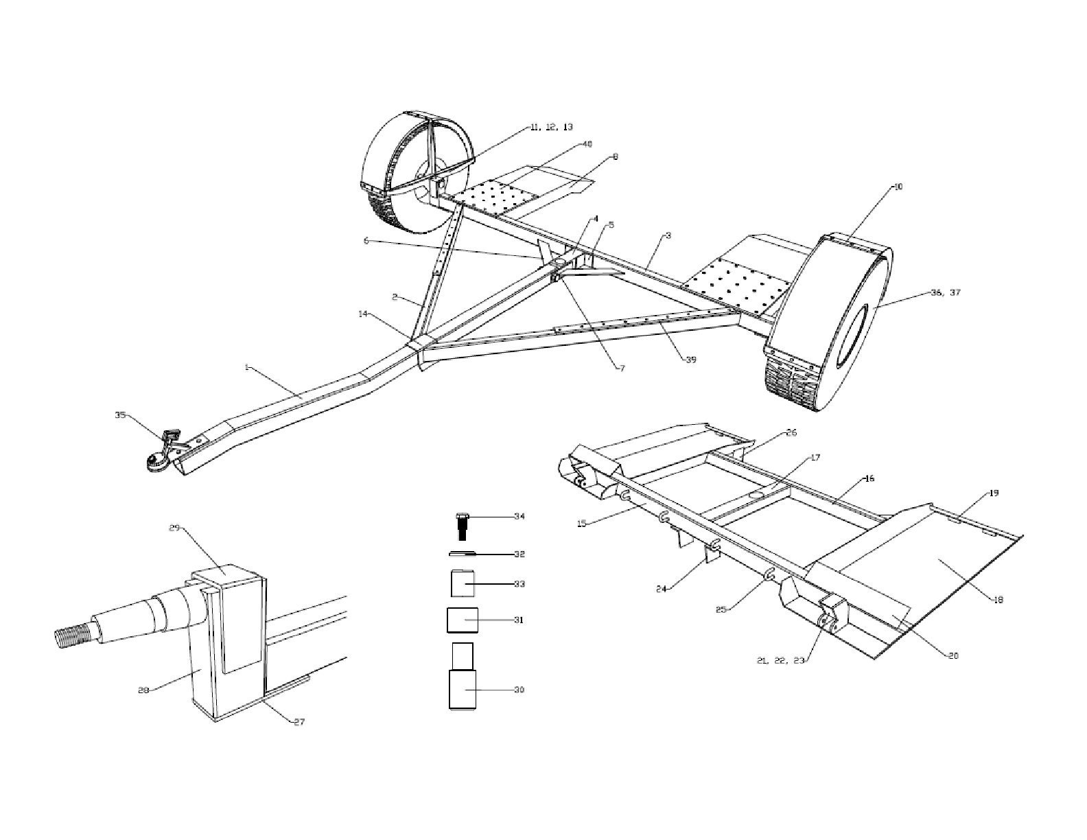 Towing Dolly Plans DIY Emergency Car Tow Vehicle Recovery Etsy