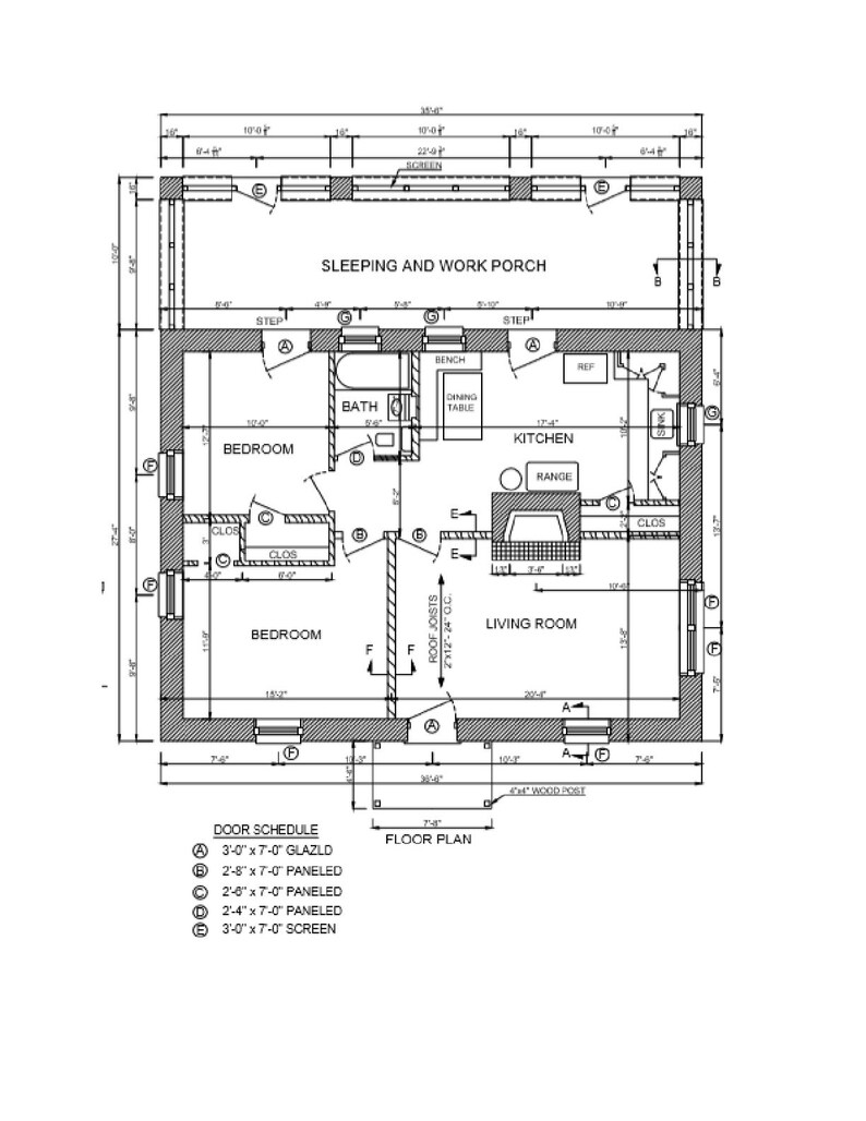 Adobe House Plans 2 Bedroom DIY Home Building Project 972 Etsy