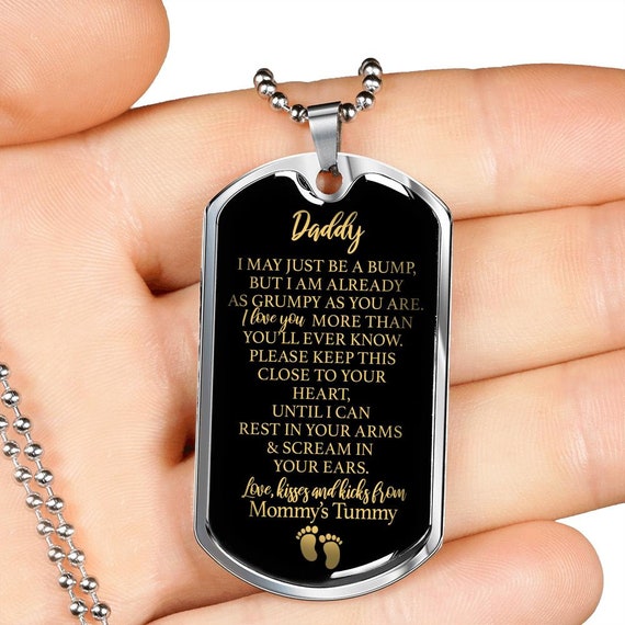 Dad engraving best sale message