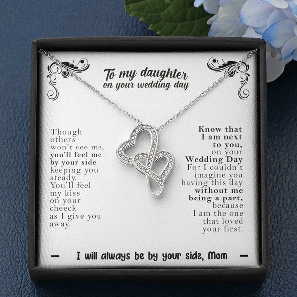 To My Daughter on Wedding Day from Mother in Heaven |  Gift from Mother of the bride in heaven | Gift from deceased mother on wedding day