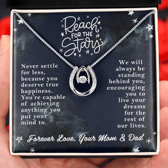 Daughter reach for the cheap stars pendant necklace