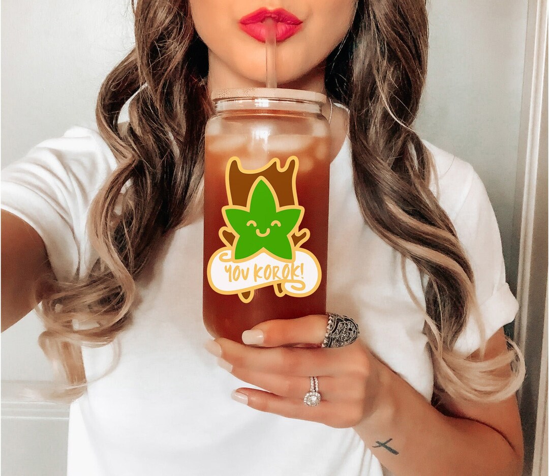 You Korok Glass Mug Tumbler the Legend of Zelda Mug Hyrule Etsy